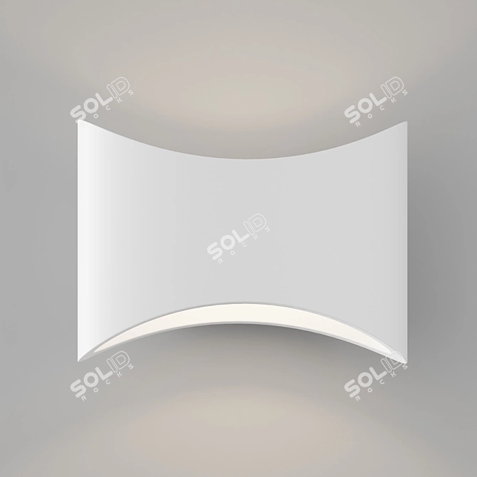 Modern Gypsum Calixta Wall Sconce 3D model image 1