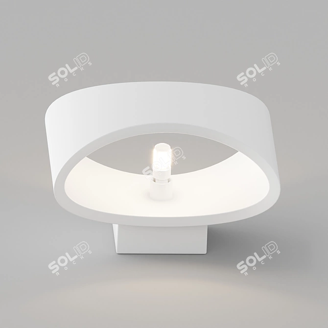 Modern Gypsum Calixta Wall Sconce 3D model image 2