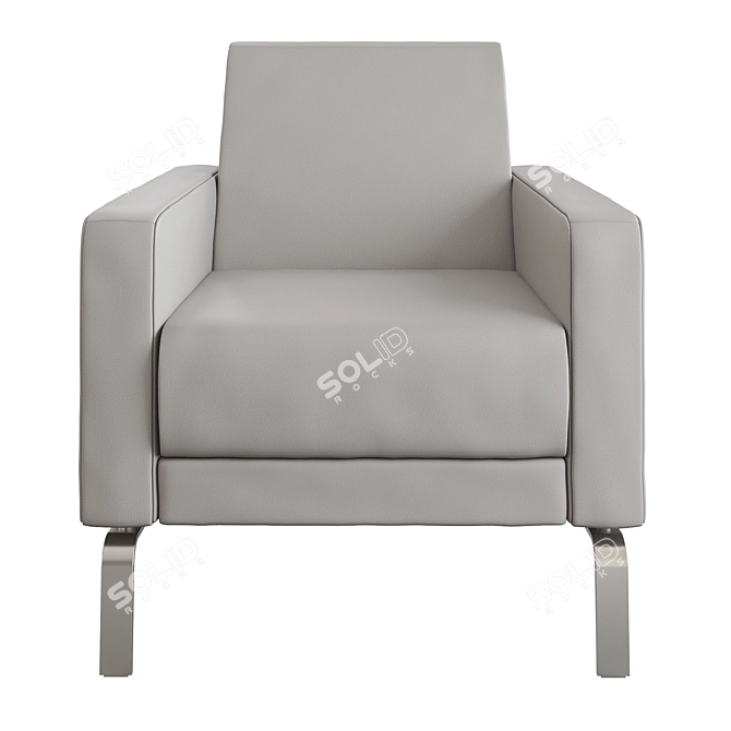 Modern Classic Fly Armchair 3D model image 3