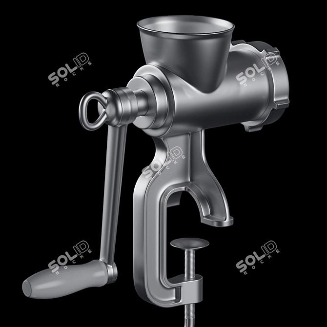 Manual Meat Grinder 3D model image 3