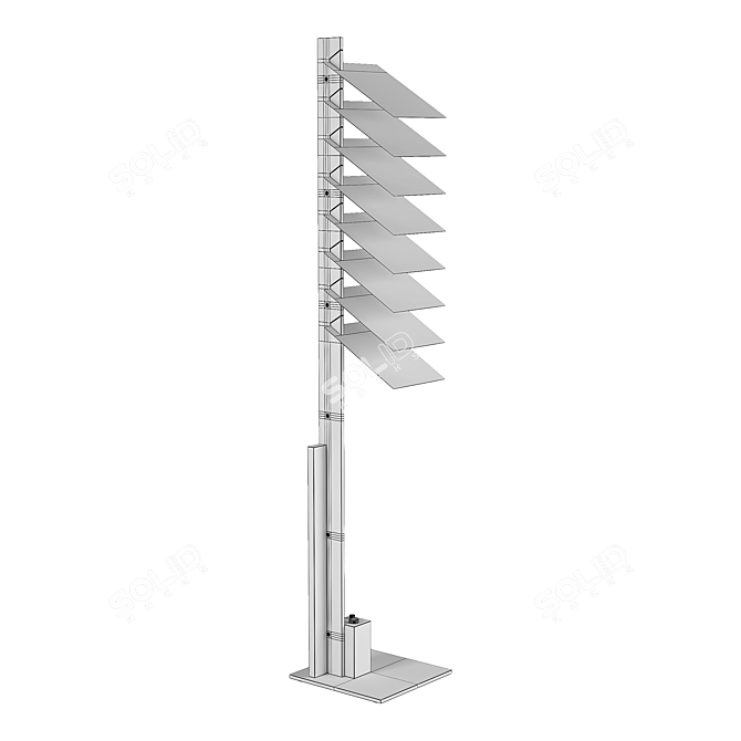 Pelle Designs Modern Floor Lamp 3D model image 2