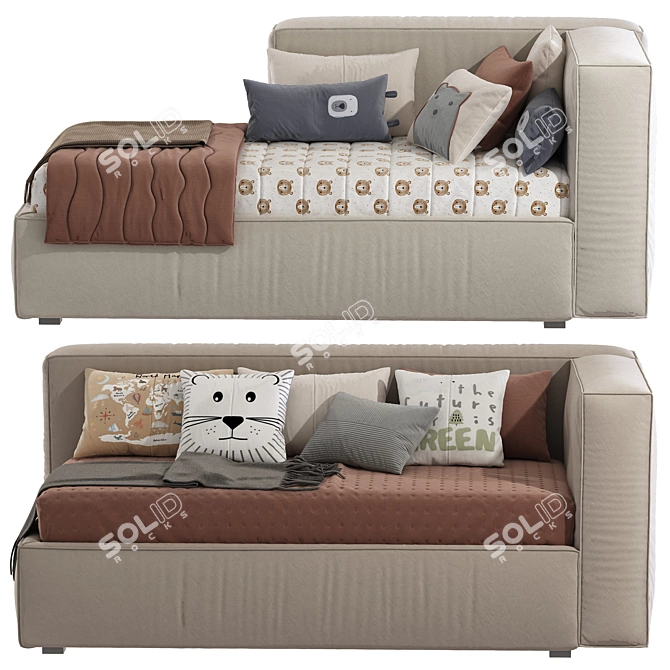 Convertible Sofa Bed RIPE-2 314 3D model image 2
