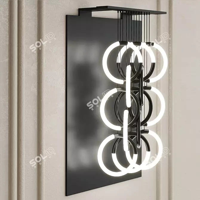 Gothic Darkness Wall Sconce 3D model image 4