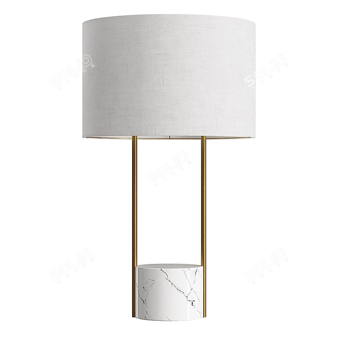 Reno Tab Table Light Fixture 3D model image 1