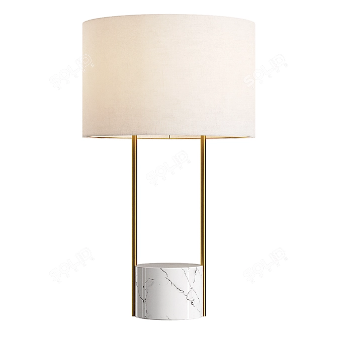 Reno Tab Table Light Fixture 3D model image 2