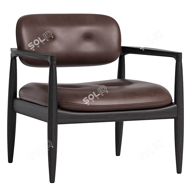 Modern Armchair 3D Model Collection 3D model image 2