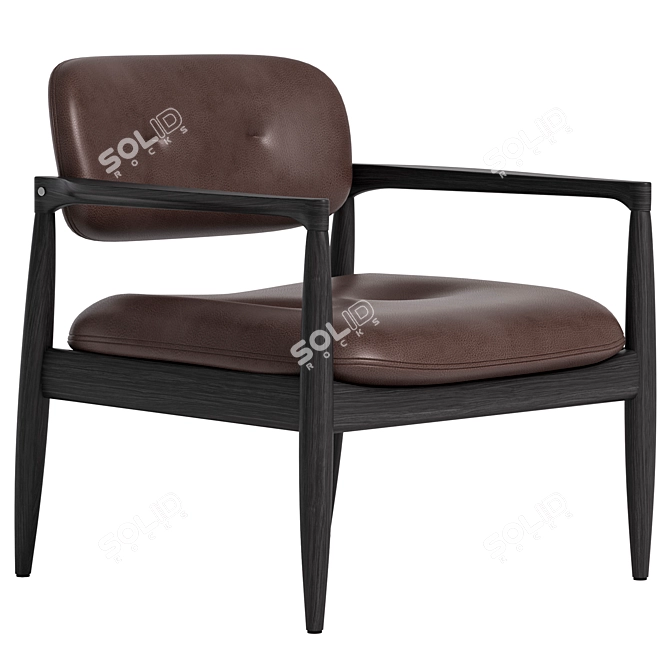 Modern Armchair 3D Model Collection 3D model image 3
