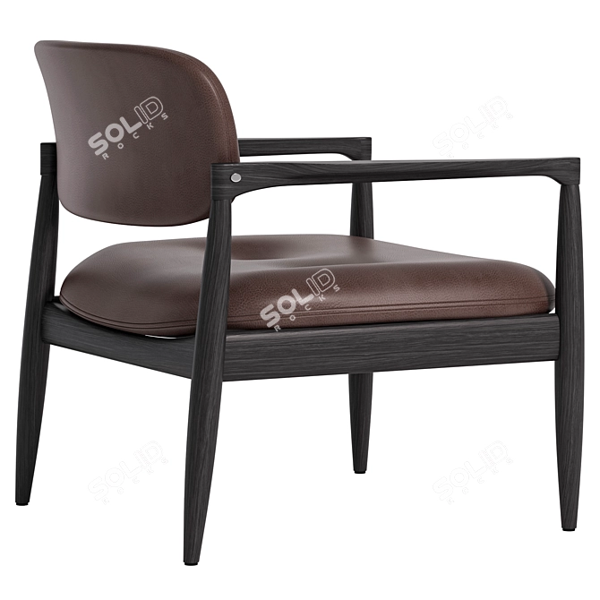 Modern Armchair 3D Model Collection 3D model image 4