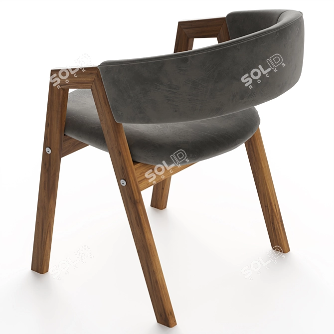 RIO Kitchen Chair by Montly 3D model image 5