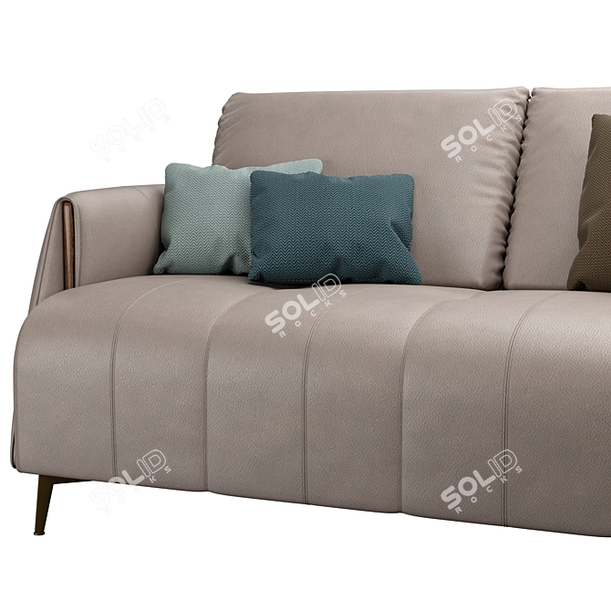 Italian Romance Sofa, Designer Collection 3D model image 6