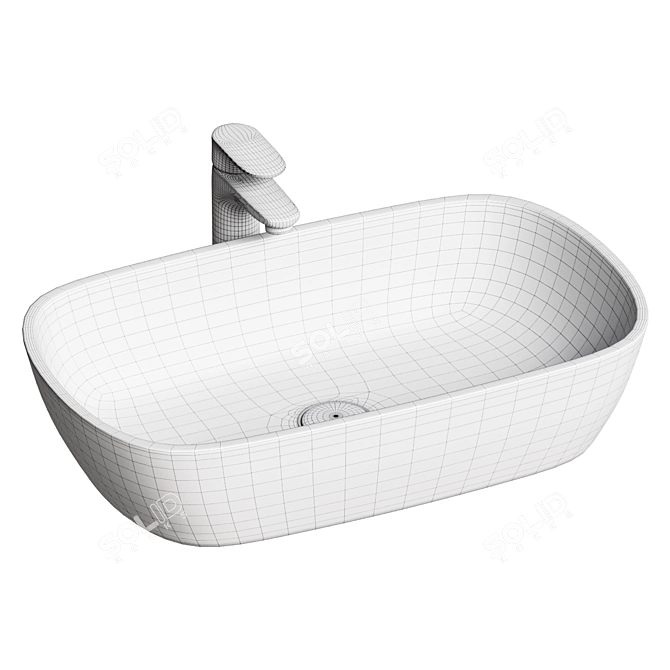  Metreaux Countertop Wash Basin 3D model image 2