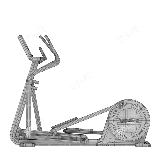 Artis Synchro Elliptical Trainer 3D model image 11