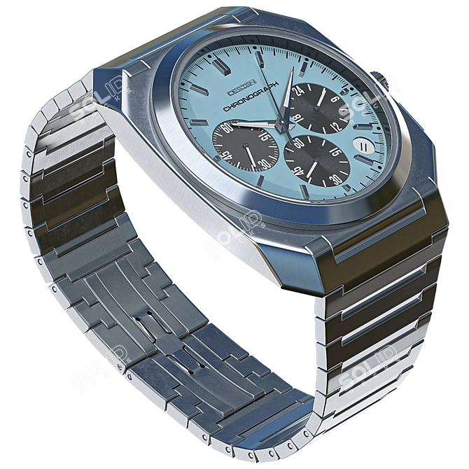 LowPoly Watch 3D Model 3D model image 3