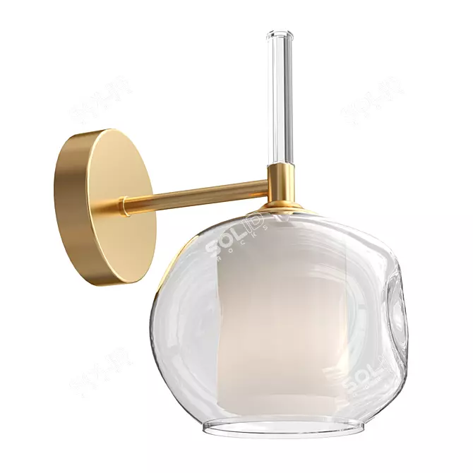 Modern Wall Light Hazel 4432 3D model image 1