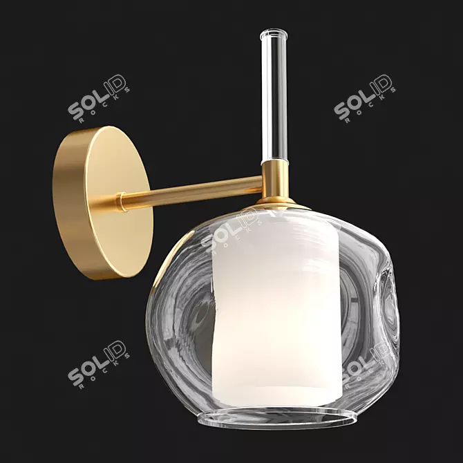 Modern Wall Light Hazel 4432 3D model image 2