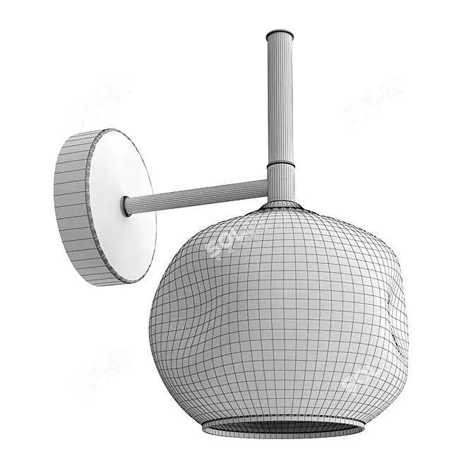 Modern Wall Light Hazel 4432 3D model image 3