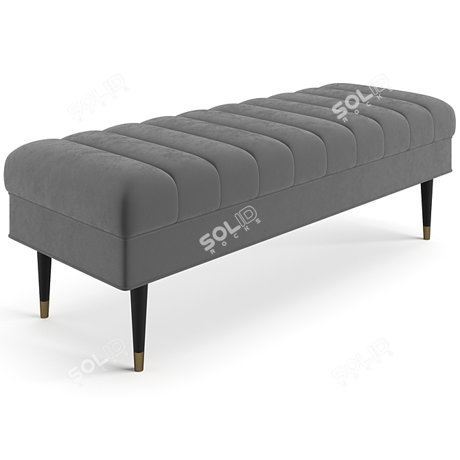 Eichholtz Margot Upholstered Bench 3D model image 2