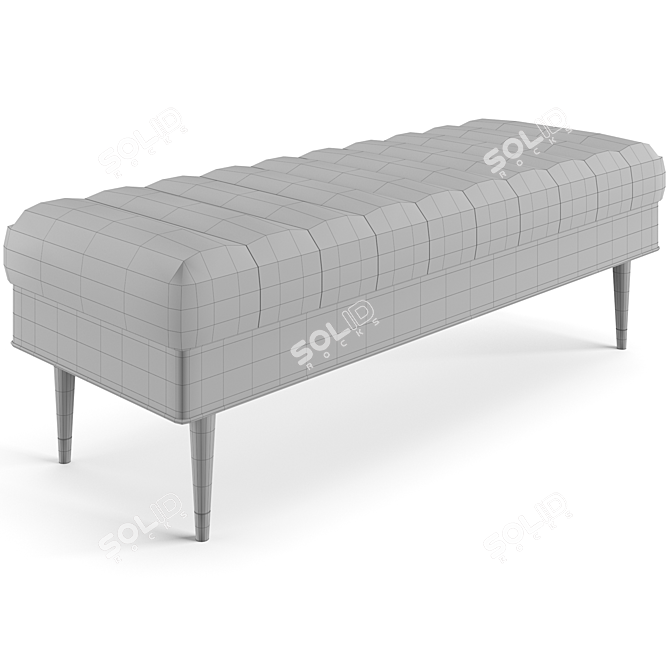 Eichholtz Margot Upholstered Bench 3D model image 4