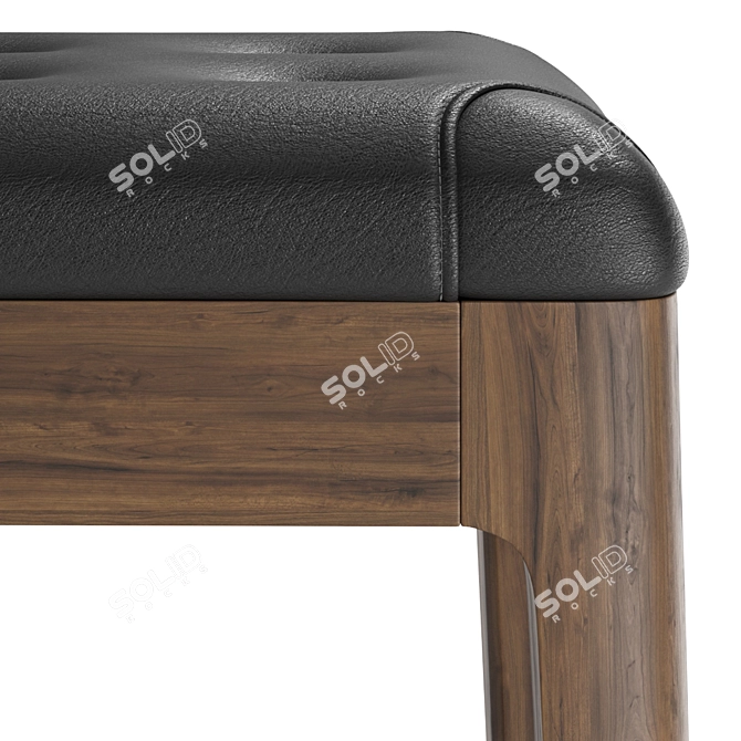 Modern Porada Webby Stool 3D model image 3