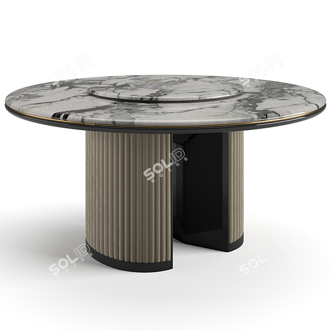 Luxury Visionnaire Dining Set: Palace & Sunny 3D model image 4