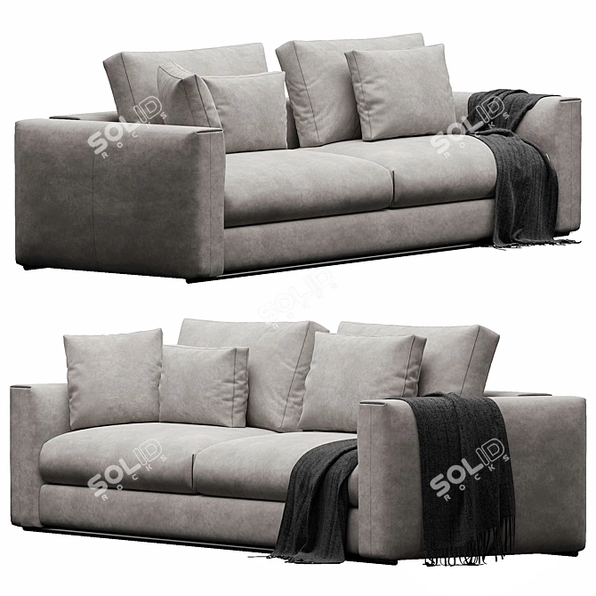 Modern Stylish Sofa Render Model 3D model image 3