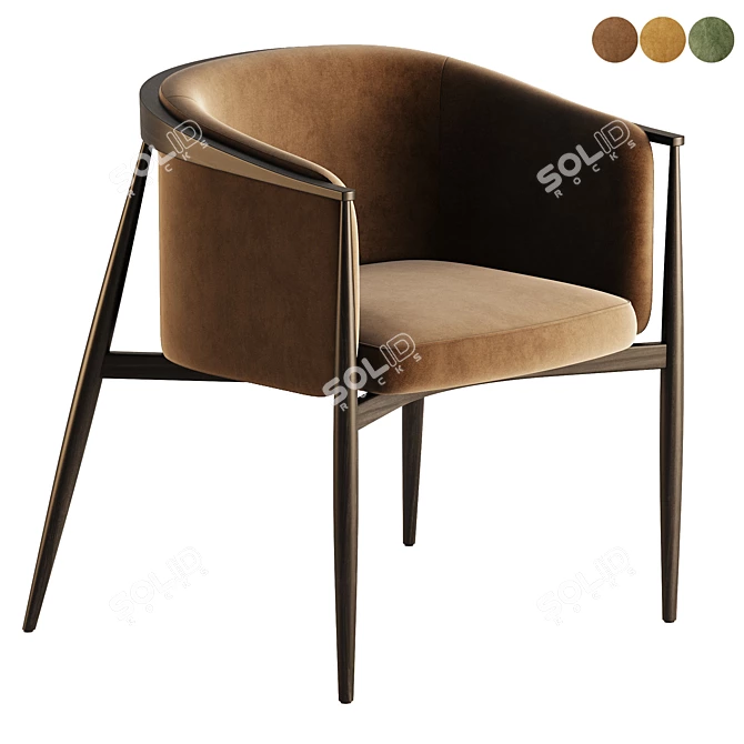 Modern ARYA K Chair Design 3D model image 1