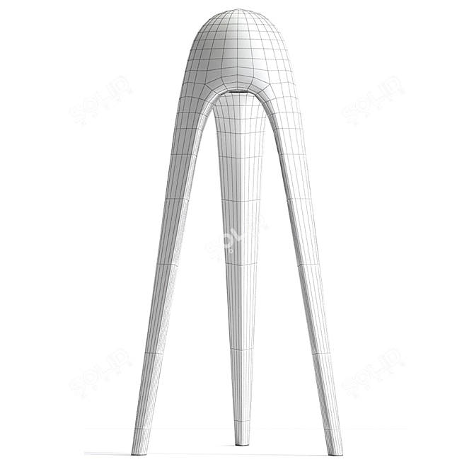 Modern LED Floor Lamp 3D 3D model image 2