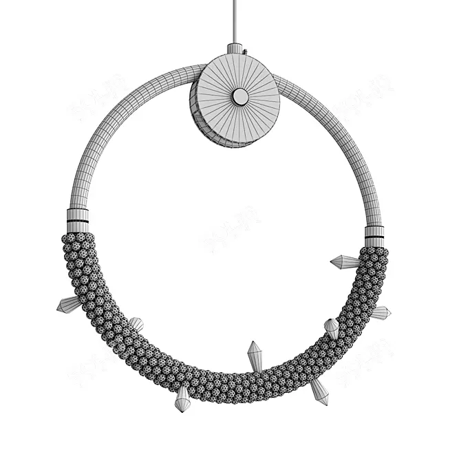 Modern Acosta Ceiling Lamp 3D model image 3