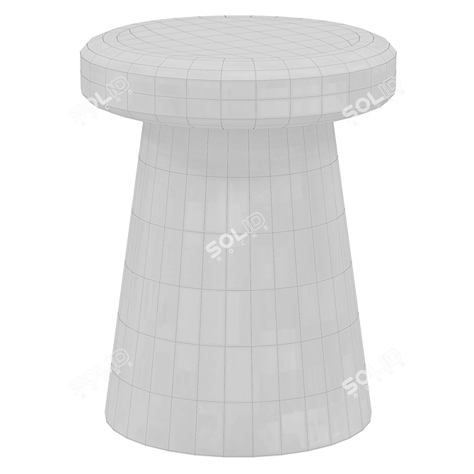 Elegant Glass Coffee Table 3D model image 2