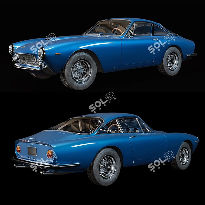 High-Quality Ferrari 3D Model 3D model image 1