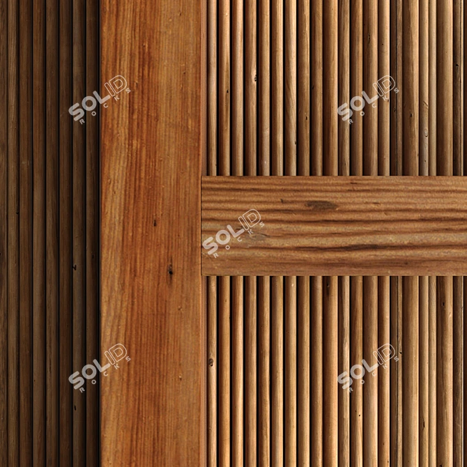 Smooth Ceiling Beam 3D Model 3D model image 5