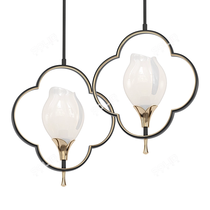 Modern Design Lighting Fixture 3D model image 1
