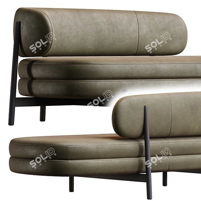 Modern Elegance: Lars Sofa 3D model image 2