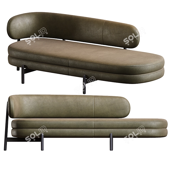 Modern Elegance: Lars Sofa 3D model image 3