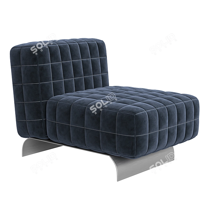 Modern Twiggy Armchair by Minotti 3D model image 2