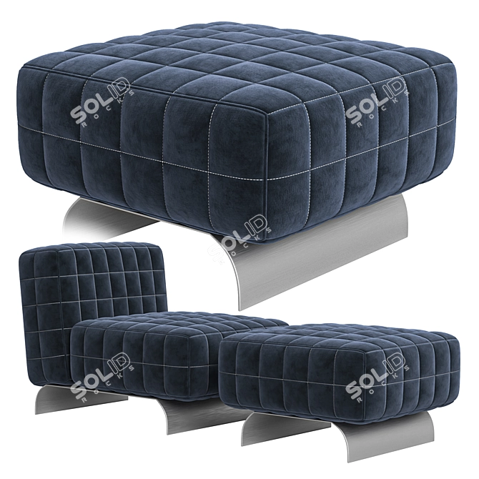 Modern Twiggy Armchair by Minotti 3D model image 4