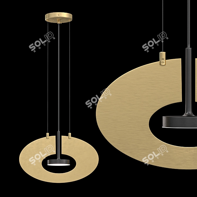  Modern Elegant Ingara Chandelier 3D model image 1