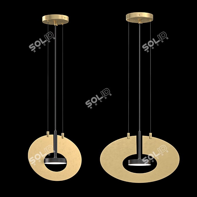  Modern Elegant Ingara Chandelier 3D model image 2