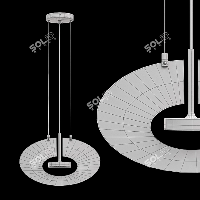  Modern Elegant Ingara Chandelier 3D model image 3
