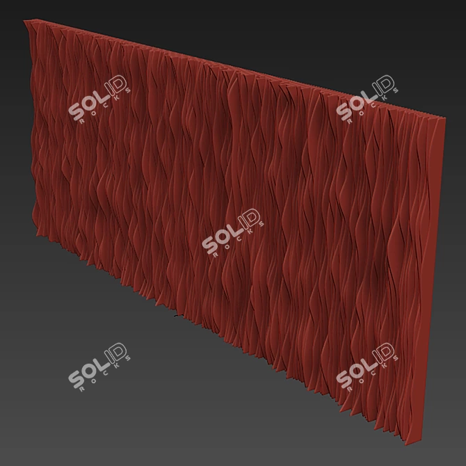 Parametric Rail Panel Texture Set 3D model image 6