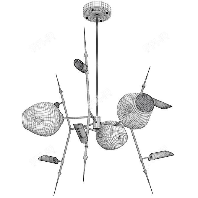 Tech Anxiety Sculpture 3D Model 3D model image 2