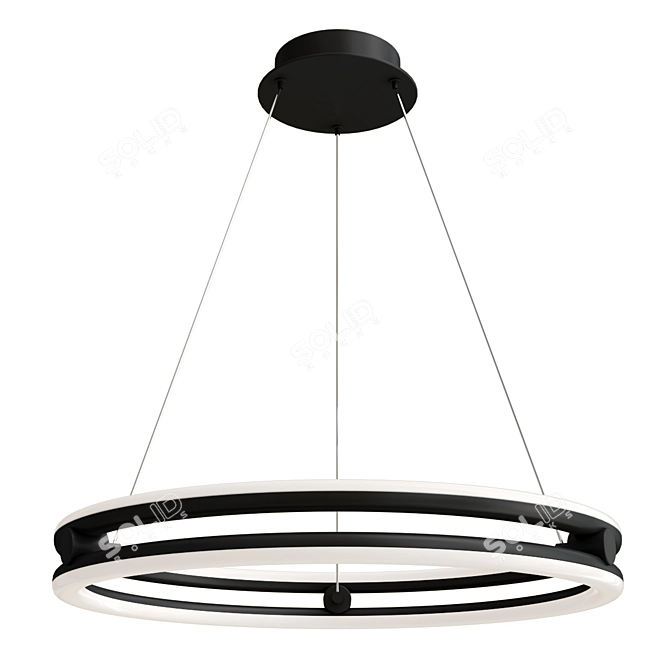 Grace LED Ring Chandelier, 20 3D model image 1