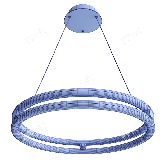 Grace LED Ring Chandelier, 20 3D model image 3