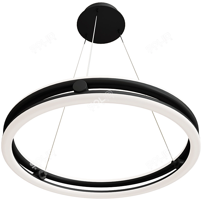 Grace LED Ring Chandelier, 20 3D model image 4