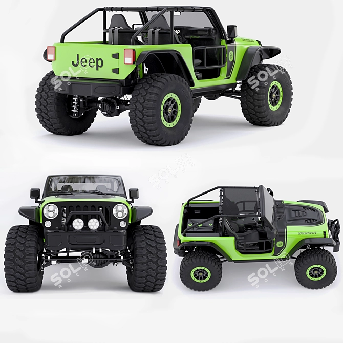 2018 Jeep Tailcat 3D Model 3D model image 3