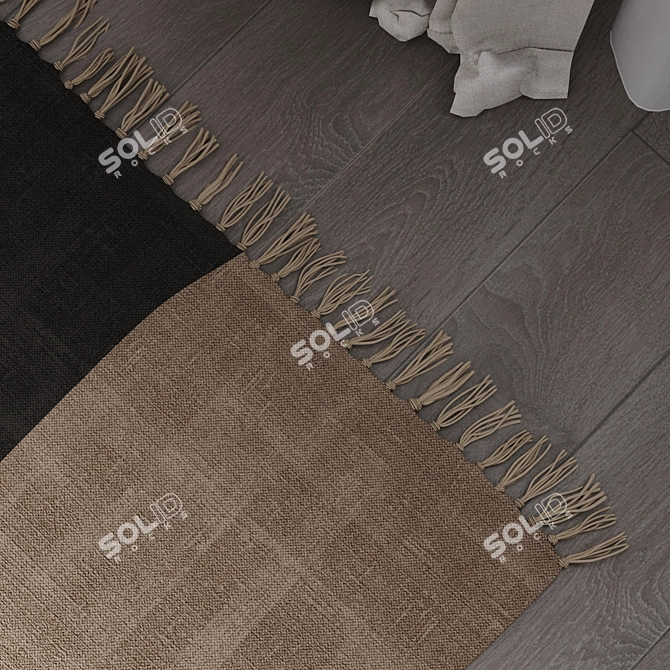 Triba Cotton Rug by La Redoute 3D model image 12