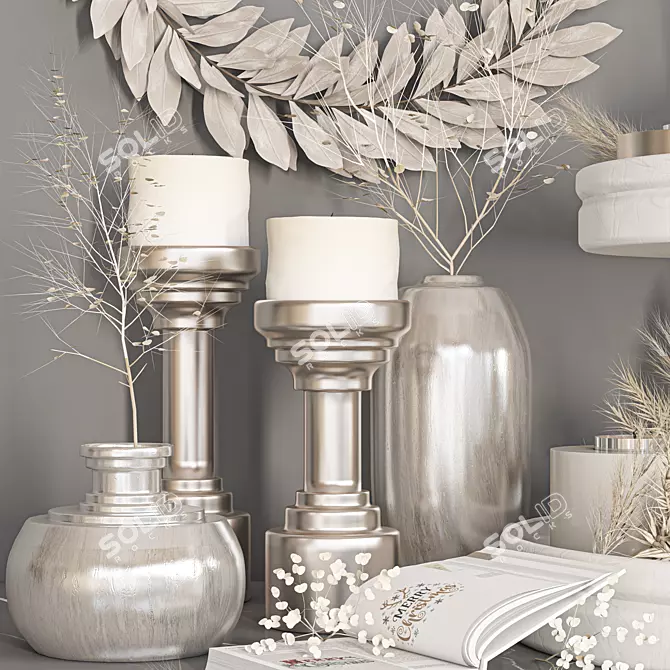 Modern Decor Set 3D Models 3D model image 3