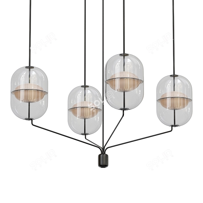 RAKUMBA Indre Chandelier Light 3D model image 2