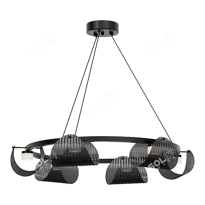 Modern Elegant Gaspar CH Lamp 3D model image 1