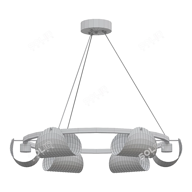 Modern Elegant Gaspar CH Lamp 3D model image 2